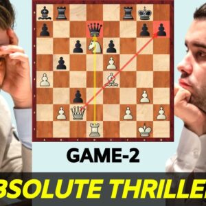 Tense Draw in Game-2 | Carlsen vs Nepomniachtchi | World Chess Championship 2021