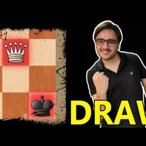 How to DRAW a LOSING Game! #Chess #Shorts