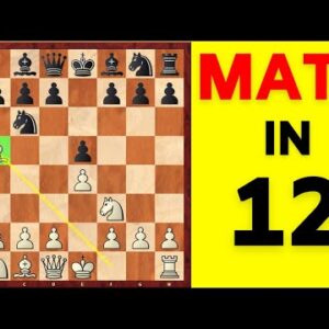 Tricky TRAP in the Ruy Lopez | Checkmate in 12 Moves #Shorts