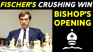 Fischer's Aggressive Attack in the Bishop's Opening | TRAP To Win Fast