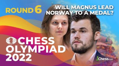 44th Chess Olympiad | Can Carlsen, Vidit, Wesley, or Chess’ ELITE Earn Olympiad Gold? | Round 6
