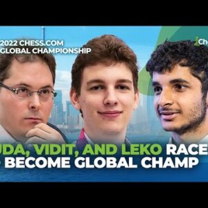 Duda, Vidit, and Leko RACE To Become $1M Chess.com Global Champion | RO64