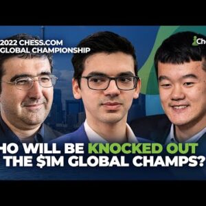 Kramnik, Giri, Sadhwani, Ding + Chess’ Elite BATTLE In $1M Chess.com Global Championship! | RO32!