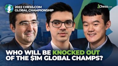 Kramnik, Giri, Sadhwani, Ding + Chess’ Elite BATTLE In $1M Chess.com Global Championship! | RO32!