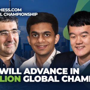 Can Ding, Nihal, or Kramnik Pull Ahead For $1M In The Chess.com Global Championship? | Group G RO64