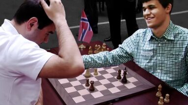 Magnus Carlsen Races Clock In Thrilling Endgame