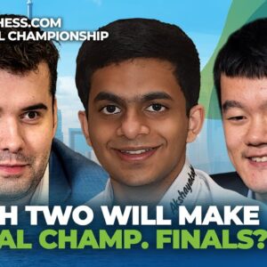 Ding v. Nihal, Nepo v. Radjabov: Which TWO Make Chess.com Global Champ. Finals? | Presented by Brave