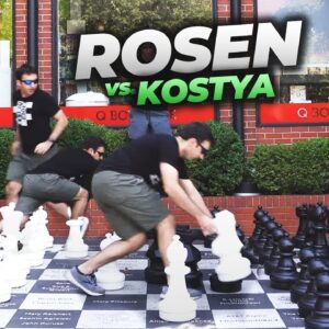 Eric Rosen Shows His Speed In Giant IRL BULLET Chess