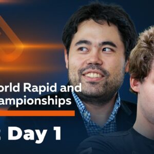 Hikaru, Magnus, Nepo, MVL, and More Battle To Become Blitz World Chess Champion! | Day 1