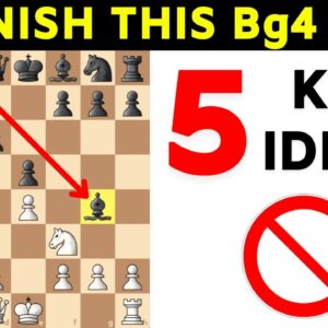 5 Aggressive Ideas to PUNISH Bg5 Pin on Your Knight [Brutal TACTICS]