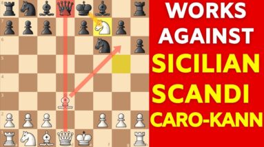 Deadly Chess TRAP to Win in 8 Moves in Every Popular Opening [Tricky Gambit]