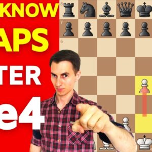 You Must Know These TRAPS After 1.e4 as White | Tricky Chess Opening