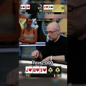 My first bluff in a $25,000 buy-in PokerStars event!
