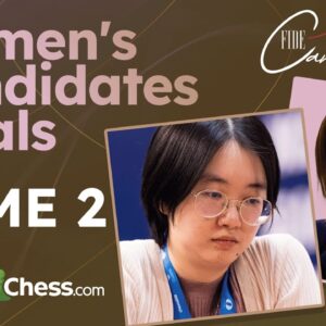 Lei Tingjie vs. Tan Zhongyi | Can Lei Equalize Versus A Former World Champion? | Women's Candidates