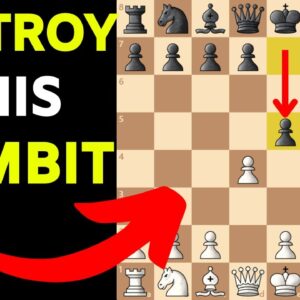 Annoying Chess Opening: Beat the Englund Gambit as White