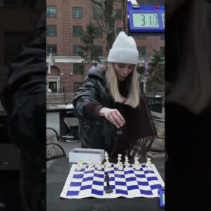 How Fast Can Anna Cramling Set Up A Chess Board?!