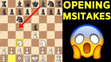Most Common Chess Opening Mistakes After 1.e4 e5 (in 133 Million Games!)