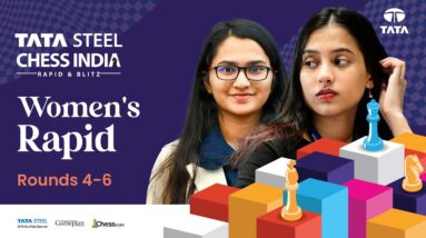 Divya, Vantika Lead As Wenjun Chases Top Spot | Tata Steel Chess India Women's Rapid & Blitz 2023