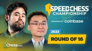 Watch Hikaru v Yu Yangyi | Speed Chess Championship 2023 Presented by Coinbase Rd 1 (Part II)