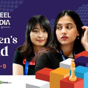 Divya & Ju Wenjun Battle For Glory in Rd 7-9 | Tata Steel Chess India Women's Rapid & Blitz 2023